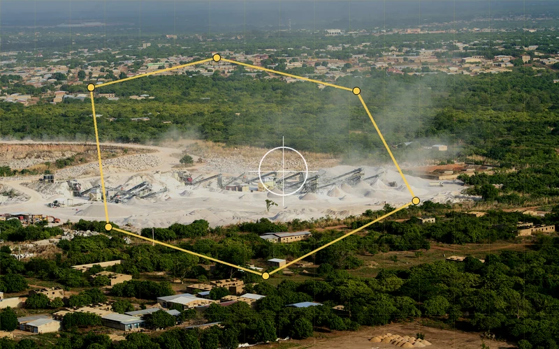 Illustrative aerial mapping example