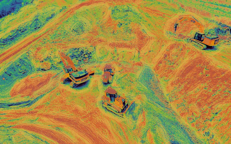 Illustrative terrain and earthworks model example